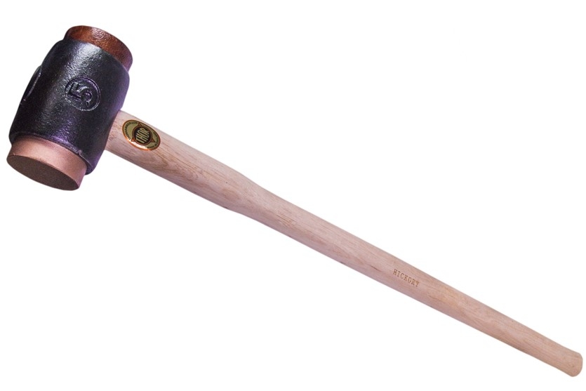 03-222 Size 5 Copper/Hide Hammer