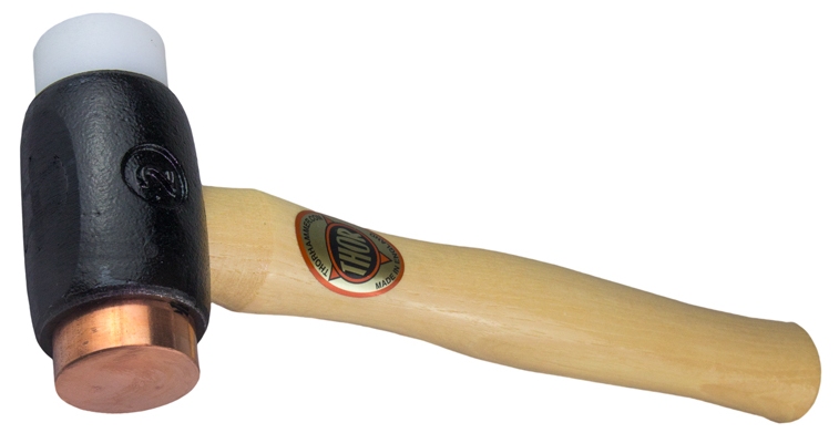16-814 Size 3 Copper/Super Plastic Hammer