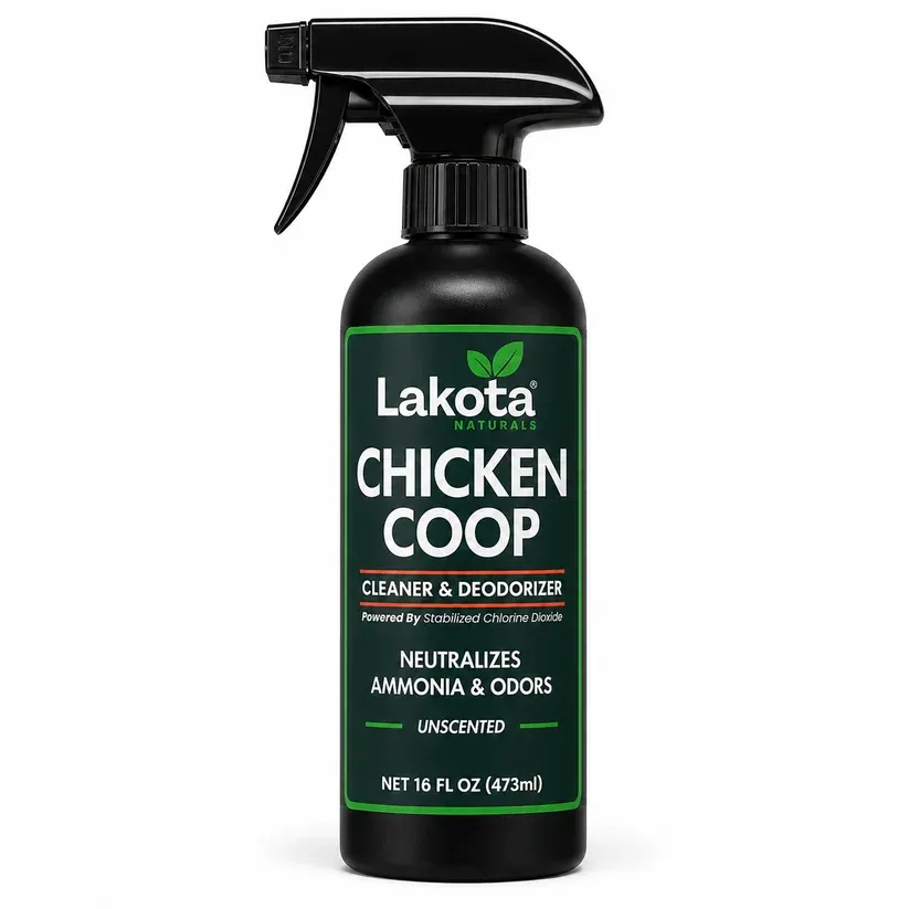 CHICKEN COOP CLEANER & DEODORIZER SPRAY, UNSCENTED - 16OZ