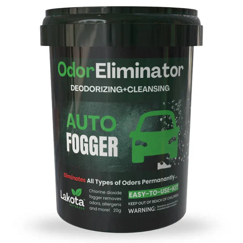 CHLORINE DIOXIDE ODOR ELIMINATOR FOGGER KIT FOR VEHICLES