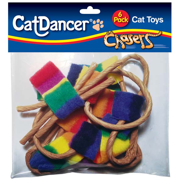 Chaser 6 Pack Cat Toy