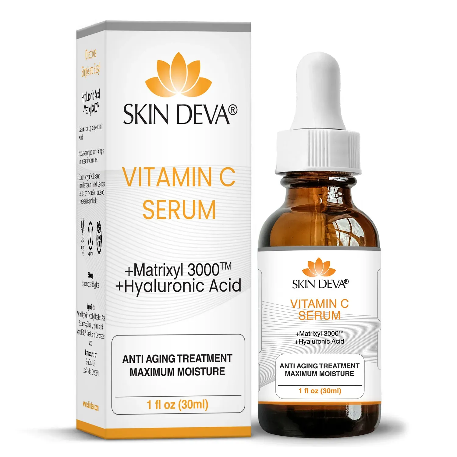 HYALURONIC ACID + VITAMIN C SERUM
