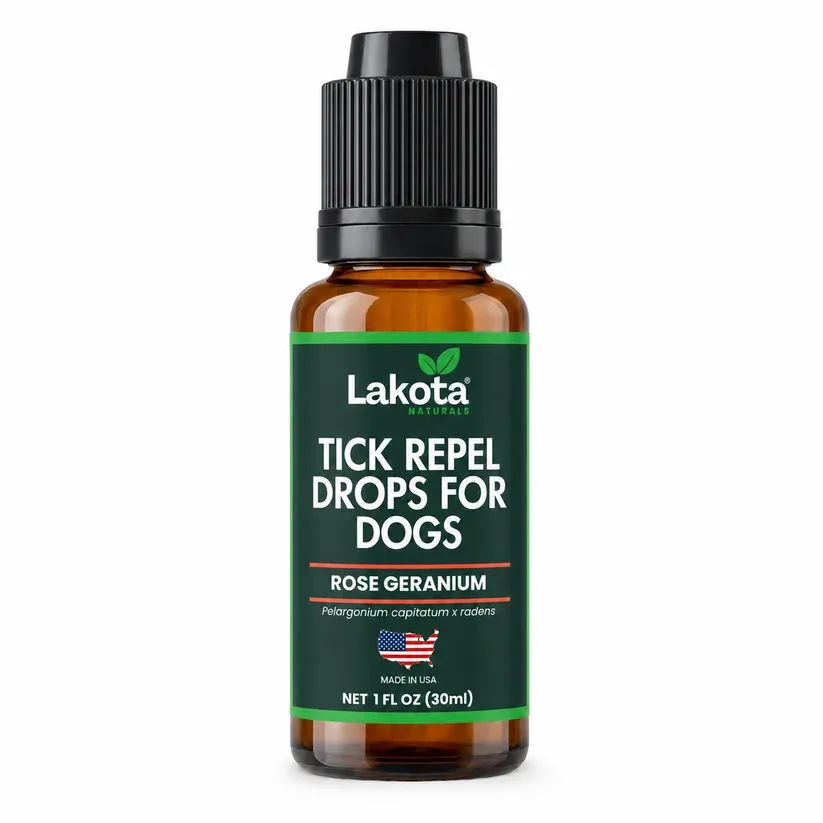 TICK REPELLENT DROPS FOR DOGS - 1OZ