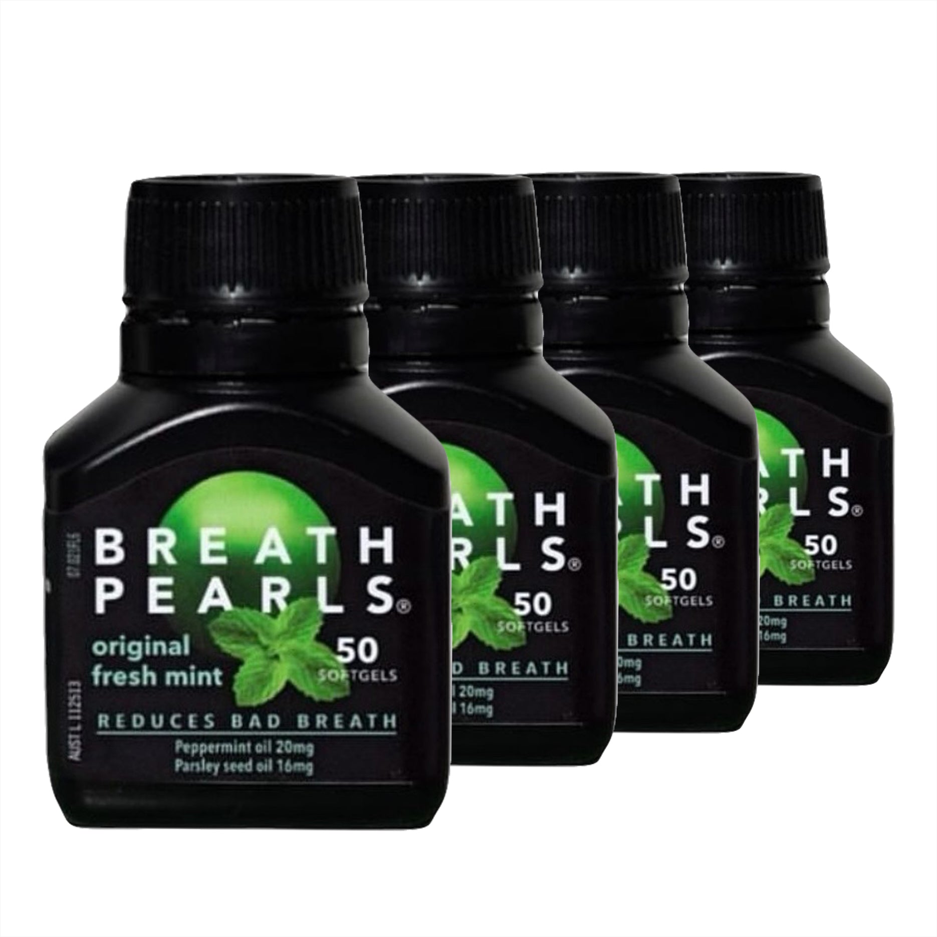 Breath Pearls Bulk Pack 4×50 Softgels